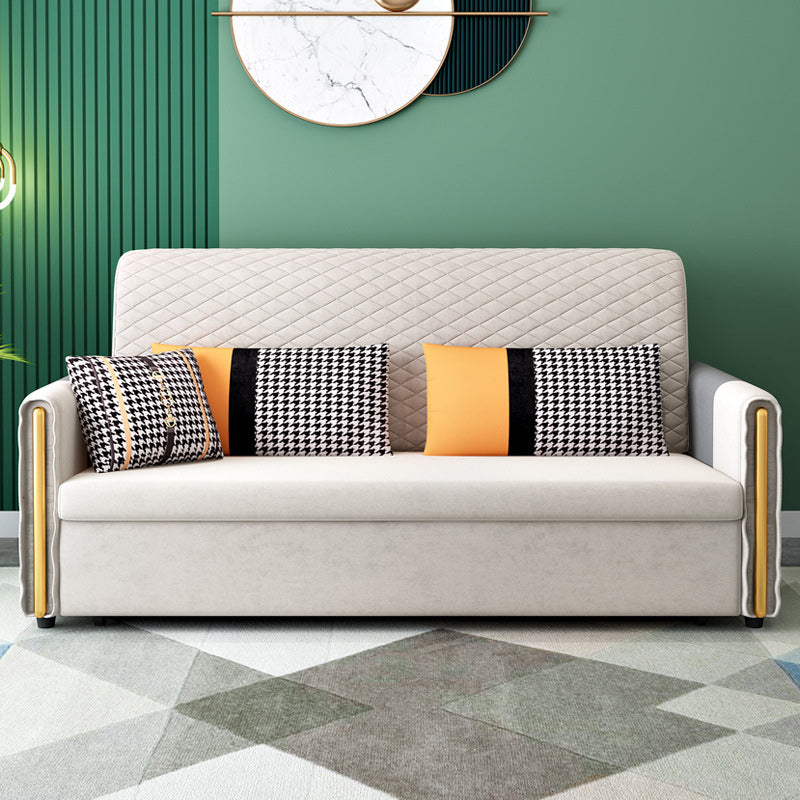 Reclining Square Arm Loveseat Modern Tight Back Bed Sofa Couch 68"L x 36"W x 36"H Clearhalo 'furn' 'furn_sofas' 'Furniture' 'furniture_sofas' 'kitchen' 'kitchen_sofas' 'Living Room Furniture' 'Sofa' 'sofas' 4795835