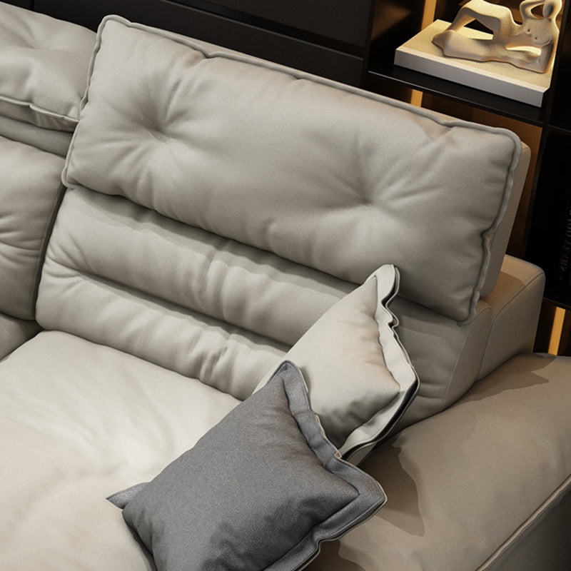 Square Arm Cushion Back Contemporary Removable Cushions Sofa & Chaise Clearhalo 'furn' 'furn_sectionals' 'Furniture' 'furniture_sectionals' 'kitchen' 'kitchen_sectionals' 'Living Room Furniture' 'Sectionals' 4795902