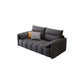 Dark Gray Cushion Back Contemporary Removable Cushions L-Shape Sofa & Chaise Clearhalo 'furn' 'furn_sectionals' 'Furniture' 'furniture_sectionals' 'kitchen' 'kitchen_sectionals' 'Living Room Furniture' 'Sectionals' 4796063