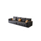 Dark Gray Cushion Back Contemporary Removable Cushions L-Shape Sofa & Chaise Clearhalo 'furn' 'furn_sectionals' 'Furniture' 'furniture_sectionals' 'kitchen' 'kitchen_sectionals' 'Living Room Furniture' 'Sectionals' 4796064