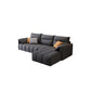 Dark Gray Cushion Back Contemporary Removable Cushions L-Shape Sofa & Chaise Clearhalo 'furn' 'furn_sectionals' 'Furniture' 'furniture_sectionals' 'kitchen' 'kitchen_sectionals' 'Living Room Furniture' 'Sectionals' 4796066