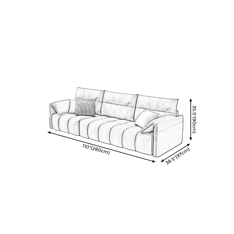 Dark Gray Cushion Back Contemporary Removable Cushions L-Shape Sofa & Chaise Clearhalo 'furn' 'furn_sectionals' 'Furniture' 'furniture_sectionals' 'kitchen' 'kitchen_sectionals' 'Living Room Furniture' 'Sectionals' 4796089