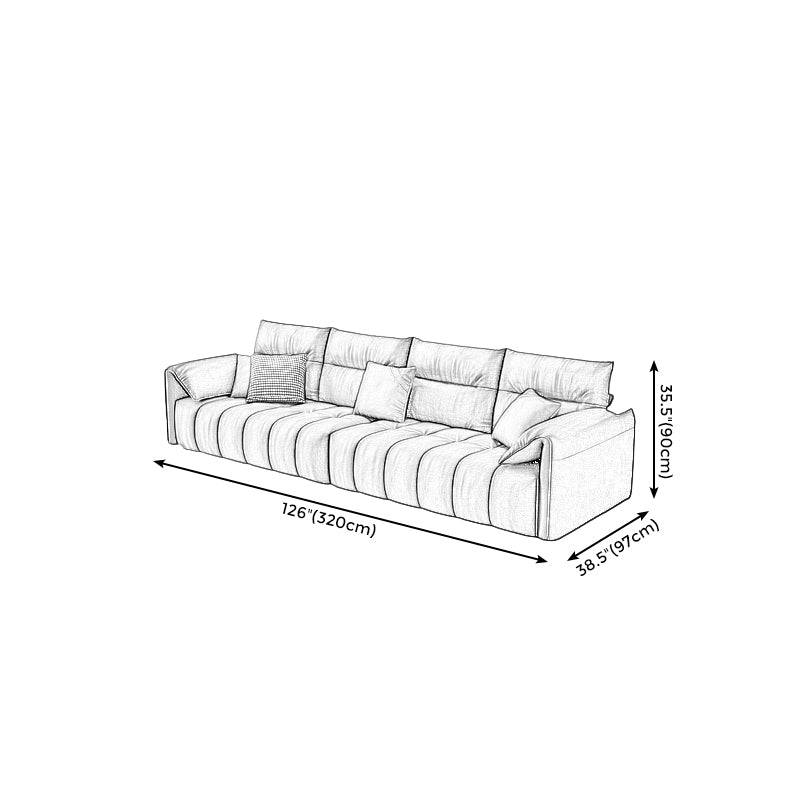 Dark Gray Cushion Back Contemporary Removable Cushions L-Shape Sofa & Chaise Clearhalo 'furn' 'furn_sectionals' 'Furniture' 'furniture_sectionals' 'kitchen' 'kitchen_sectionals' 'Living Room Furniture' 'Sectionals' 4796091