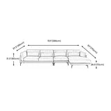 Genuine Leather Square Arm Bench Seating with Bolster Pillows Brown Settee Furniture Clearhalo 'furn' 'furn_sectionals' 'Furniture' 'furniture_sectionals' 'kitchen' 'kitchen_sectionals' 'Living Room Furniture' 'Sectionals' 4796200