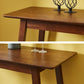 Solid Wood Bar Dining Table Contemporary Bar Table with Brown Base Clearhalo 'Bar Furniture' 'Bar Tables' 'bar_tables' 'Furniture' 'furniture_bar_tables' 'Kitchen & Dining Furniture' 4797377