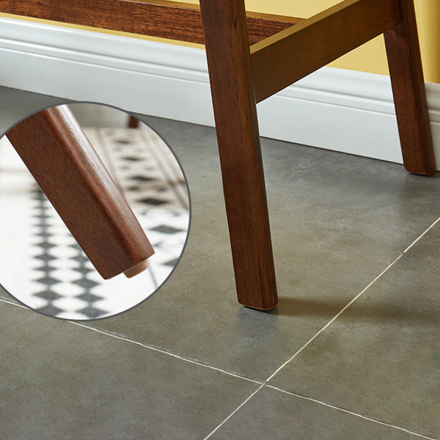 Solid Wood Bar Dining Table Contemporary Bar Table with Brown Base Clearhalo 'Bar Furniture' 'Bar Tables' 'bar_tables' 'Furniture' 'furniture_bar_tables' 'Kitchen & Dining Furniture' 4797378