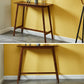 Solid Wood Bar Dining Table Contemporary Bar Table with Brown Base Clearhalo 'Bar Furniture' 'Bar Tables' 'bar_tables' 'Furniture' 'furniture_bar_tables' 'Kitchen & Dining Furniture' 4797382