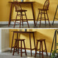 Solid Wood Bar Dining Table Contemporary Bar Table with Brown Base Clearhalo 'Bar Furniture' 'Bar Tables' 'bar_tables' 'Furniture' 'furniture_bar_tables' 'Kitchen & Dining Furniture' 4797383