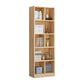 Scandinavian Vertical Standard Bookshelf Natural Pine Wood Bookshelf for Home 23.6"L x 11.8"W x 70.9"H Shelves Clearhalo 'Bookcases' 'furn' 'furn_bookcases' 'Furniture' 'furniture_bookcases' 'kitchen' 'kitchen_bookcases' 'Living Room Furniture' 'Office Furniture' 4803656