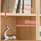 Scandinavian Vertical Standard Bookshelf Natural Pine Wood Bookshelf for Home Clearhalo 'Bookcases' 'furn' 'furn_bookcases' 'Furniture' 'furniture_bookcases' 'kitchen' 'kitchen_bookcases' 'Living Room Furniture' 'Office Furniture' 4803663
