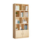 Scandinavian Vertical Standard Bookshelf Natural Pine Wood Bookshelf for Home 31.5"L x 11.8"W x 70.9"H Hutch Clearhalo 'Bookcases' 'furn' 'furn_bookcases' 'Furniture' 'furniture_bookcases' 'kitchen' 'kitchen_bookcases' 'Living Room Furniture' 'Office Furniture' 4803666