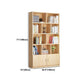 Scandinavian Vertical Standard Bookshelf Natural Pine Wood Bookshelf for Home Clearhalo 'Bookcases' 'furn' 'furn_bookcases' 'Furniture' 'furniture_bookcases' 'kitchen' 'kitchen_bookcases' 'Living Room Furniture' 'Office Furniture' 4803684