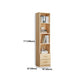 Scandinavian Vertical Standard Bookshelf Natural Pine Wood Bookshelf for Home Clearhalo 'Bookcases' 'furn' 'furn_bookcases' 'Furniture' 'furniture_bookcases' 'kitchen' 'kitchen_bookcases' 'Living Room Furniture' 'Office Furniture' 4803685
