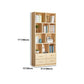 Scandinavian Vertical Standard Bookshelf Natural Pine Wood Bookshelf for Home Clearhalo 'Bookcases' 'furn' 'furn_bookcases' 'Furniture' 'furniture_bookcases' 'kitchen' 'kitchen_bookcases' 'Living Room Furniture' 'Office Furniture' 4803689