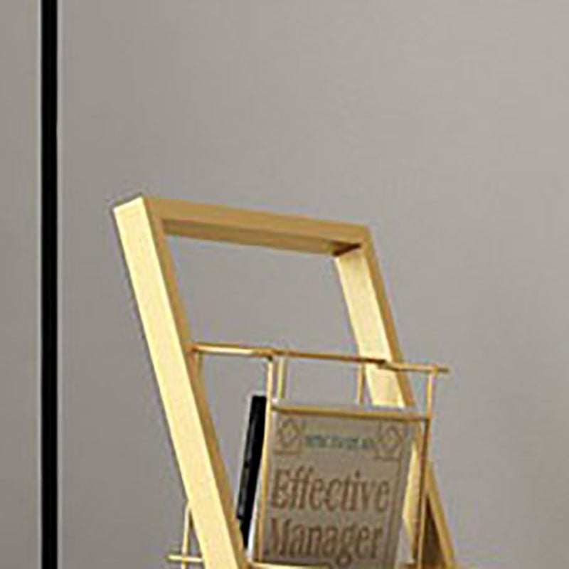 Industrial Iron Ladder Bookshelf Vertical Closed Back Bookshelf for Living Room Clearhalo 'Bookcases' 'furn' 'furn_bookcases' 'Furniture' 'furniture_bookcases' 'kitchen' 'kitchen_bookcases' 'Living Room Furniture' 'Office Furniture' 4803704