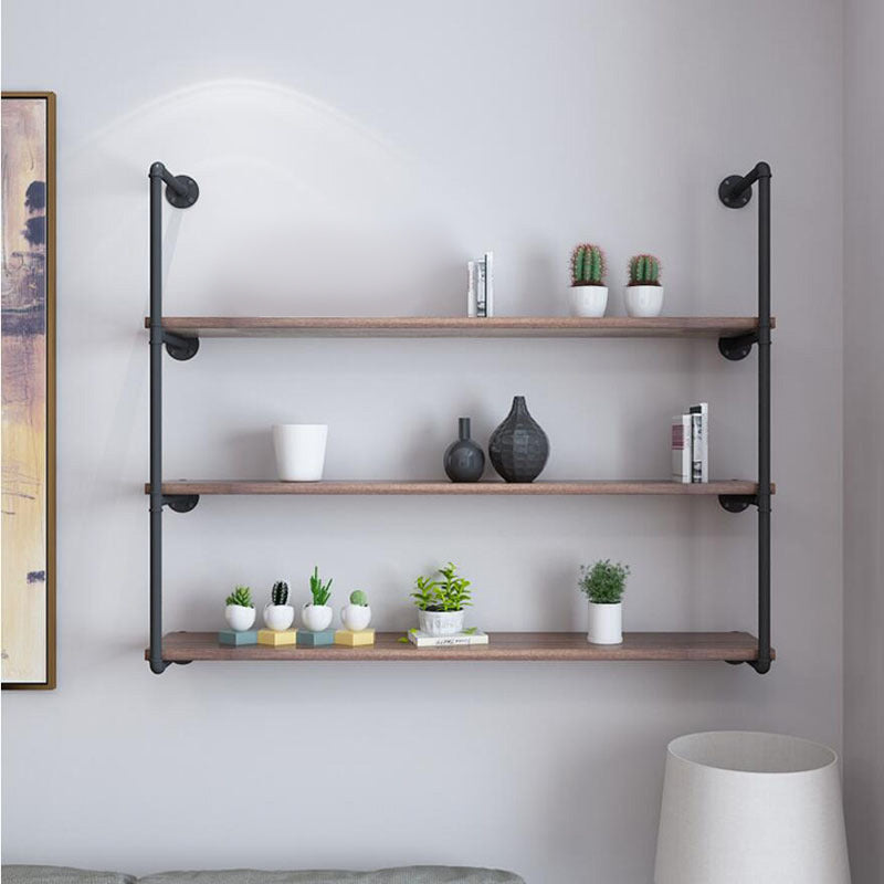 7.87"W Bookshelf Solid Wood Industrial Style Wall Mounted Bookcase for Home Office Clearhalo 'Bookcases' 'furn' 'furn_bookcases' 'Furniture' 'furniture_bookcases' 'kitchen' 'kitchen_bookcases' 'Living Room Furniture' 'Office Furniture' 4803724