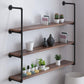 7.87"W Bookshelf Solid Wood Industrial Style Wall Mounted Bookcase for Home Office 47"L x 8"W x 35"H Clearhalo 'Bookcases' 'furn' 'furn_bookcases' 'Furniture' 'furniture_bookcases' 'kitchen' 'kitchen_bookcases' 'Living Room Furniture' 'Office Furniture' 4803725