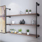 7.87"W Bookshelf Solid Wood Industrial Style Wall Mounted Bookcase for Home Office Clearhalo 'Bookcases' 'furn' 'furn_bookcases' 'Furniture' 'furniture_bookcases' 'kitchen' 'kitchen_bookcases' 'Living Room Furniture' 'Office Furniture' 4803726
