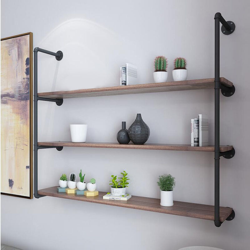 7.87"W Bookshelf Solid Wood Industrial Style Wall Mounted Bookcase for Home Office Clearhalo 'Bookcases' 'furn' 'furn_bookcases' 'Furniture' 'furniture_bookcases' 'kitchen' 'kitchen_bookcases' 'Living Room Furniture' 'Office Furniture' 4803726