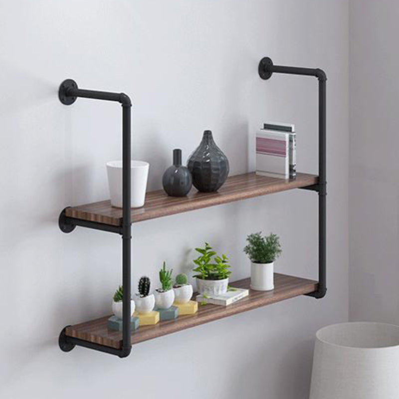 7.87"W Bookshelf Solid Wood Industrial Style Wall Mounted Bookcase for Home Office 47.2"L x 7.9"W x 23.6"H Clearhalo 'Bookcases' 'furn' 'furn_bookcases' 'Furniture' 'furniture_bookcases' 'kitchen' 'kitchen_bookcases' 'Living Room Furniture' 'Office Furniture' 4803727
