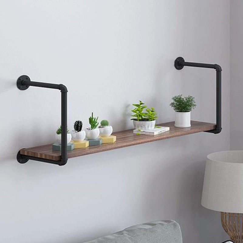 7.87"W Bookshelf Solid Wood Industrial Style Wall Mounted Bookcase for Home Office 47.2"L x 7.9"W x 11.8"H Clearhalo 'Bookcases' 'furn' 'furn_bookcases' 'Furniture' 'furniture_bookcases' 'kitchen' 'kitchen_bookcases' 'Living Room Furniture' 'Office Furniture' 4803732