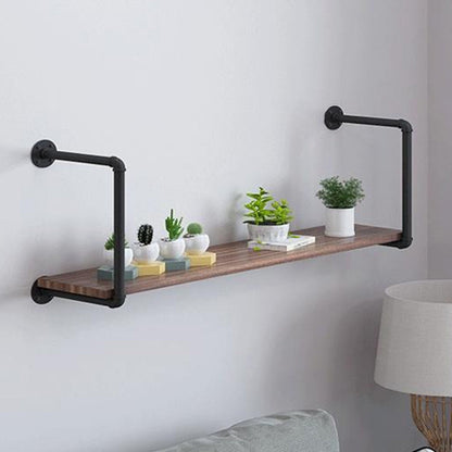 7.87"W Bookshelf Solid Wood Industrial Style Wall Mounted Bookcase for Home Office 47.2"L x 7.9"W x 11.8"H Clearhalo 'Bookcases' 'furn' 'furn_bookcases' 'Furniture' 'furniture_bookcases' 'kitchen' 'kitchen_bookcases' 'Living Room Furniture' 'Office Furniture' 4803732