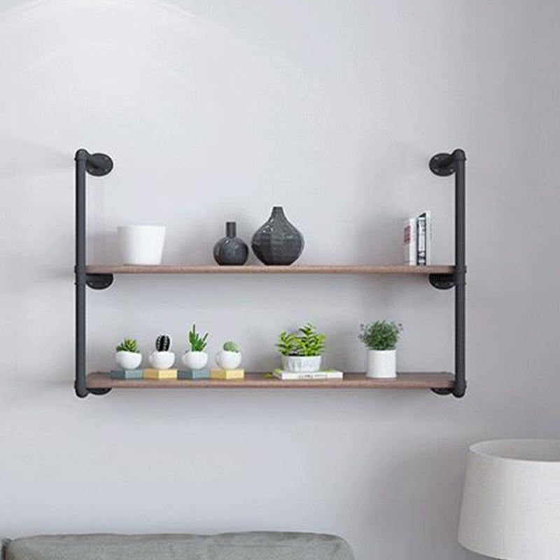 7.87"W Bookshelf Solid Wood Industrial Style Wall Mounted Bookcase for Home Office Clearhalo 'Bookcases' 'furn' 'furn_bookcases' 'Furniture' 'furniture_bookcases' 'kitchen' 'kitchen_bookcases' 'Living Room Furniture' 'Office Furniture' 4803733