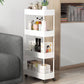 Scandinavian Etagere Bookshelf Metal Frame Plastic Shelf Bookshelf with Caster Wheels Clearhalo 'Bookcases' 'furn' 'furn_bookcases' 'Furniture' 'furniture_bookcases' 'kitchen' 'kitchen_bookcases' 'Living Room Furniture' 'Office Furniture' 4803766