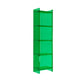 Glam Acrylic Vertical Standard Bookshelf Closed Back Bookshelf for Living Room 15.7"L x 9.8"W x 59.8"H Green Clearhalo 'Bookcases' 'furn' 'furn_bookcases' 'Furniture' 'furniture_bookcases' 'kitchen' 'kitchen_bookcases' 'Living Room Furniture' 'Office Furniture' 4803808