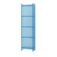 9.84"W Bookshelf Acrylic Closed Back Glam Style Bookcase for Office and Study Room 15.7"L x 9.8"W x 59.8"H Sky Blue Clearhalo 'Bookcases' 'furn' 'furn_bookcases' 'Furniture' 'furniture_bookcases' 'kitchen' 'kitchen_bookcases' 'Living Room Furniture' 'Office Furniture' 4803820