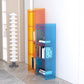 9.84"W Bookshelf Acrylic Closed Back Glam Style Bookcase for Office and Study Room Clearhalo 'Bookcases' 'furn' 'furn_bookcases' 'Furniture' 'furniture_bookcases' 'kitchen' 'kitchen_bookcases' 'Living Room Furniture' 'Office Furniture' 4803839