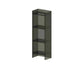 4/5-Shelf Glam Vertical Acrylic Standard Bookshelf Closed Back Bookshelf 15.7"L x 9.8"W x 46.5"H Black Clearhalo 'Bookcases' 'furn' 'furn_bookcases' 'Furniture' 'furniture_bookcases' 'kitchen' 'kitchen_bookcases' 'Living Room Furniture' 'Office Furniture' 4803858