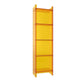 4/5-Shelf Glam Vertical Acrylic Standard Bookshelf Closed Back Bookshelf 15.7"L x 9.8"W x 59.8"H Orange Clearhalo 'Bookcases' 'furn' 'furn_bookcases' 'Furniture' 'furniture_bookcases' 'kitchen' 'kitchen_bookcases' 'Living Room Furniture' 'Office Furniture' 4803870