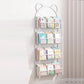 4.33"W Bookshelf Scandinavian Style Wall Mounted Bookcase for Office Study Room White Clearhalo 'Bookcases' 'furn' 'furn_bookcases' 'Furniture' 'furniture_bookcases' 'kitchen' 'kitchen_bookcases' 'Living Room Furniture' 'Office Furniture' 4803885