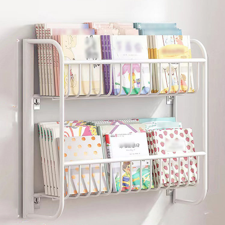 4.33"W Bookshelf Scandinavian Style Wall Mounted Bookcase for Office Study Room White Clearhalo 'Bookcases' 'furn' 'furn_bookcases' 'Furniture' 'furniture_bookcases' 'kitchen' 'kitchen_bookcases' 'Living Room Furniture' 'Office Furniture' 4803886