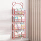 4.33"W Bookshelf Scandinavian Style Wall Mounted Bookcase for Office Study Room Pink Clearhalo 'Bookcases' 'furn' 'furn_bookcases' 'Furniture' 'furniture_bookcases' 'kitchen' 'kitchen_bookcases' 'Living Room Furniture' 'Office Furniture' 4803891