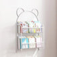 4.33"W Bookshelf Scandinavian Style Wall Mounted Bookcase for Office Study Room White Clearhalo 'Bookcases' 'furn' 'furn_bookcases' 'Furniture' 'furniture_bookcases' 'kitchen' 'kitchen_bookcases' 'Living Room Furniture' 'Office Furniture' 4803893
