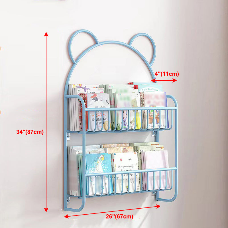 4.33"W Bookshelf Scandinavian Style Wall Mounted Bookcase for Office Study Room Clearhalo 'Bookcases' 'furn' 'furn_bookcases' 'Furniture' 'furniture_bookcases' 'kitchen' 'kitchen_bookcases' 'Living Room Furniture' 'Office Furniture' 4803910