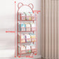 4.33"W Bookshelf Scandinavian Style Wall Mounted Bookcase for Office Study Room Clearhalo 'Bookcases' 'furn' 'furn_bookcases' 'Furniture' 'furniture_bookcases' 'kitchen' 'kitchen_bookcases' 'Living Room Furniture' 'Office Furniture' 4803917