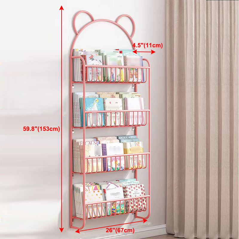 4.33"W Bookshelf Scandinavian Style Wall Mounted Bookcase for Office Study Room Clearhalo 'Bookcases' 'furn' 'furn_bookcases' 'Furniture' 'furniture_bookcases' 'kitchen' 'kitchen_bookcases' 'Living Room Furniture' 'Office Furniture' 4803918