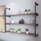 7.87"W Bookshelf Industrial Style Wall Mounted Solid Wood Bookcase for Home Office Clearhalo 'Bookcases' 'furn' 'furn_bookcases' 'Furniture' 'furniture_bookcases' 'kitchen' 'kitchen_bookcases' 'Living Room Furniture' 'Office Furniture' 4803942