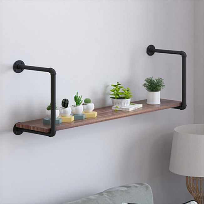 7.87"W Bookshelf Industrial Style Wall Mounted Solid Wood Bookcase for Home Office 47.2"L x 7.9"W x 11.8"H Clearhalo 'Bookcases' 'furn' 'furn_bookcases' 'Furniture' 'furniture_bookcases' 'kitchen' 'kitchen_bookcases' 'Living Room Furniture' 'Office Furniture' 4803943