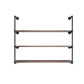 7.87"W Bookshelf Industrial Style Wall Mounted Solid Wood Bookcase for Home Office 47"L x 8"W x 35"H Clearhalo 'Bookcases' 'furn' 'furn_bookcases' 'Furniture' 'furniture_bookcases' 'kitchen' 'kitchen_bookcases' 'Living Room Furniture' 'Office Furniture' 4803948