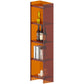 Glam Vertical Closed Back Standard Bookshelf Acrylic Bookshelf for Home Clearhalo 'Bookcases' 'furn' 'furn_bookcases' 'Furniture' 'furniture_bookcases' 'kitchen' 'kitchen_bookcases' 'Living Room Furniture' 'Office Furniture' 4803969