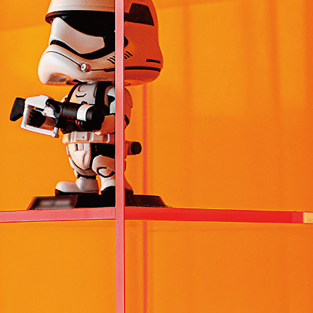 10"W Bookshelf Closed Back Acrylic Glam Style Bookcase for Office and Study Room Clearhalo 'Bookcases' 'furn' 'furn_bookcases' 'Furniture' 'furniture_bookcases' 'kitchen' 'kitchen_bookcases' 'Living Room Furniture' 'Office Furniture' 4803989