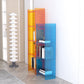10"W Bookshelf Glam Style Closed Back Acrylic Bookcase for Office and Study Room Clearhalo 'Bookcases' 'furn' 'furn_bookcases' 'Furniture' 'furniture_bookcases' 'kitchen' 'kitchen_bookcases' 'Living Room Furniture' 'Office Furniture' 4804017
