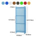 10"W Bookshelf Glam Style Closed Back Acrylic Bookcase for Office and Study Room Clearhalo 'Bookcases' 'furn' 'furn_bookcases' 'Furniture' 'furniture_bookcases' 'kitchen' 'kitchen_bookcases' 'Living Room Furniture' 'Office Furniture' 4804025