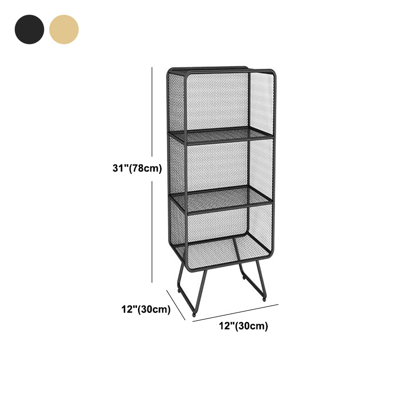 Luxury Bookshelf Metal Glam Style Closed Back Bookcase for Office and Study Room Clearhalo 'Bookcases' 'furn' 'furn_bookcases' 'Furniture' 'furniture_bookcases' 'kitchen' 'kitchen_bookcases' 'Living Room Furniture' 'Office Furniture' 4804055