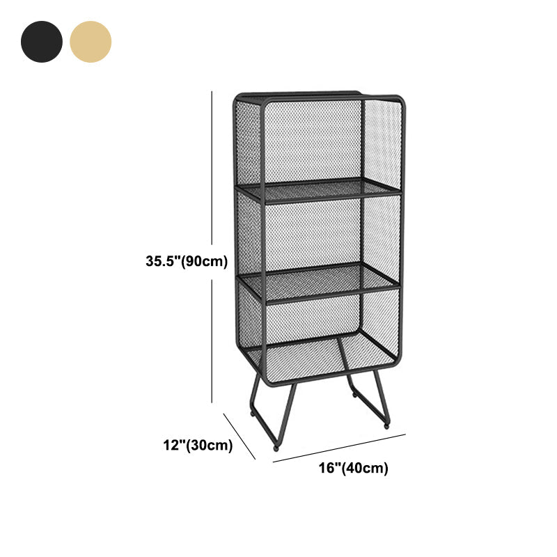 Luxury Bookshelf Metal Glam Style Closed Back Bookcase for Office and Study Room Clearhalo 'Bookcases' 'furn' 'furn_bookcases' 'Furniture' 'furniture_bookcases' 'kitchen' 'kitchen_bookcases' 'Living Room Furniture' 'Office Furniture' 4804057