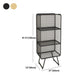 Luxury Bookshelf Metal Glam Style Closed Back Bookcase for Office and Study Room Clearhalo 'Bookcases' 'furn' 'furn_bookcases' 'Furniture' 'furniture_bookcases' 'kitchen' 'kitchen_bookcases' 'Living Room Furniture' 'Office Furniture' 4804058